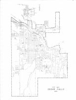 Cedar Falls City Map, Blackhawk County 1966